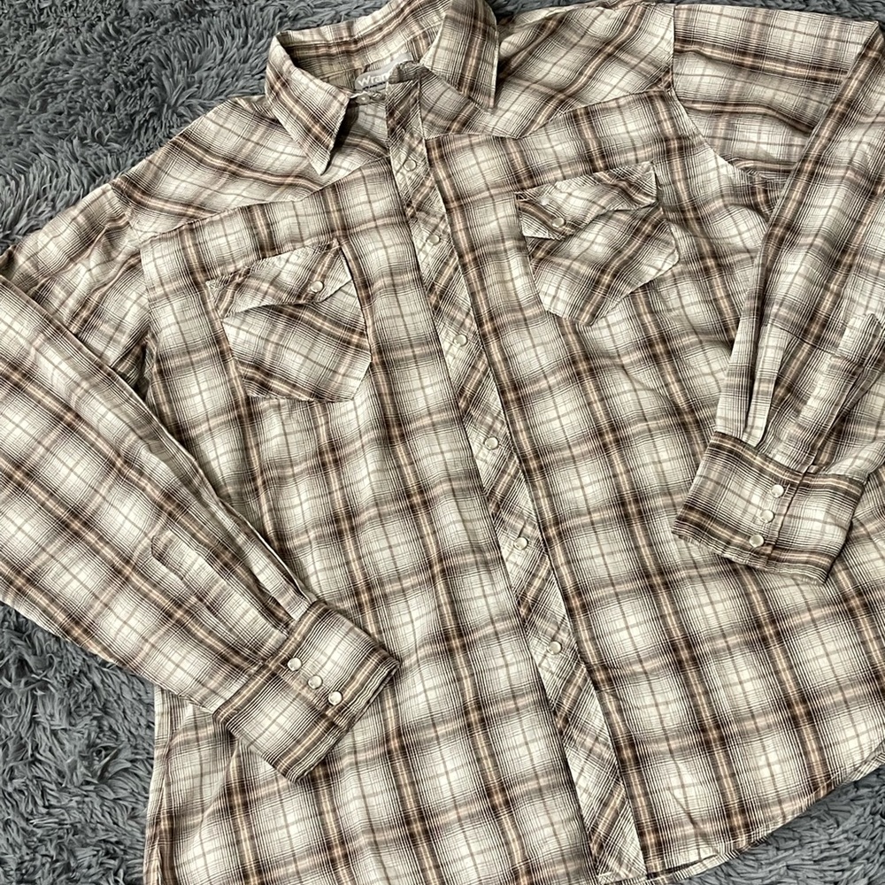 Vintage Wrangler Men’s Wrancher Shirt - image 5